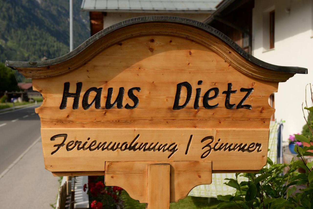 Haus Dietz Elbigenalp Buitenkant foto